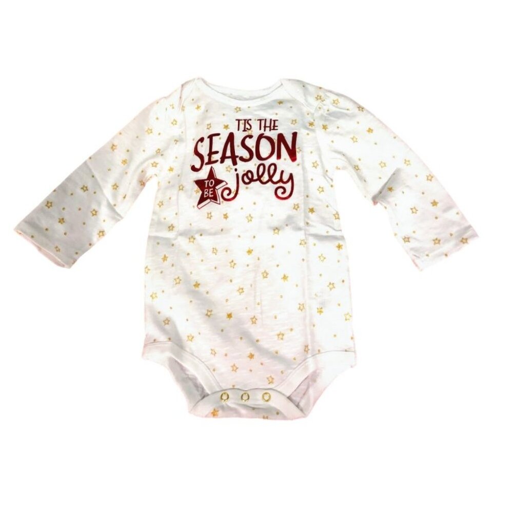 Tis The Season To Be Jolly Baby Onesie - 18 Mos